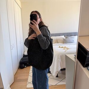 Maje tote bag in black leather